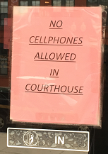 no cell phone in lynn district court